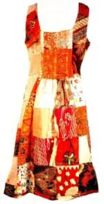 Patchwork Batik Ladies Dress - 4 sizes - Image 3