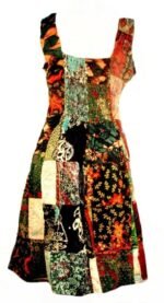 Patchwork Batik Ladies Dress - 4 sizes - Image 2