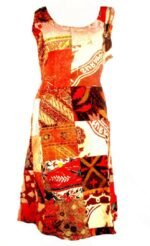 Patchwork Batik Ladies Dress - 4 sizes - Image 4