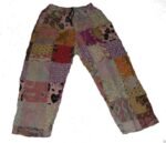 Patchwork Pants Trousers  in Old Batik by Terrapin