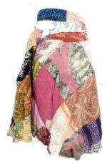 Patchwork Halterneck Skirt - Vintage Balinese Batik - Med - Image 12