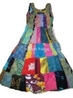 Patchwork Long Dress