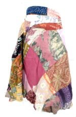 Patchwork Halterneck Skirt - Vintage Balinese Batik - Med - Image 3