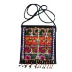 Large Hmong Shoulder Bag | Asian Colourful Ethnic Tribal