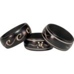 Tagua Nut Rings Set