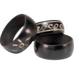 Tagua Nut Rings Set