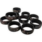 Tagua Nut Rings Set