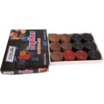 Wooden Carrom Men Set | FULL SET - BOXED - JUPITER - Image 3
