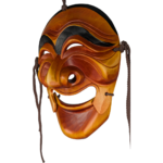 Large Hand-Carved Mask Yangban