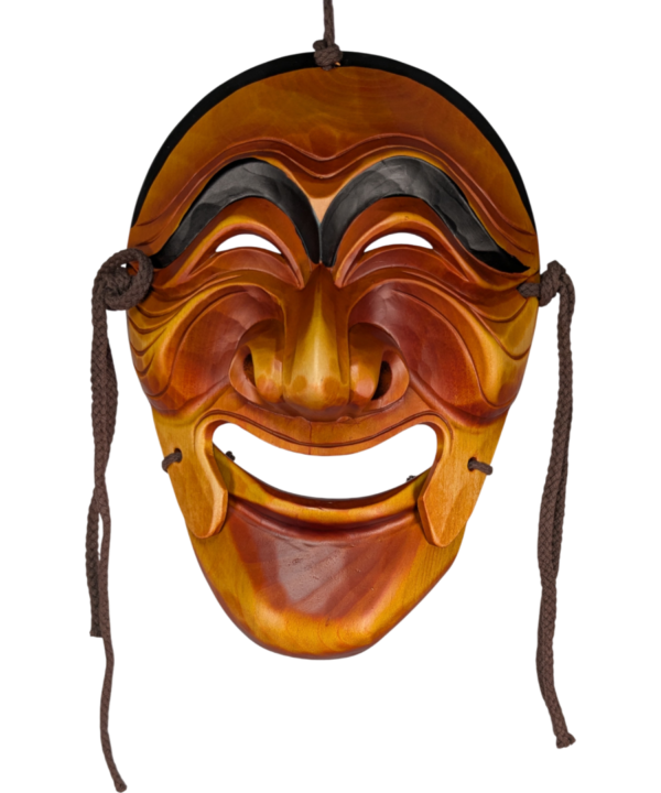 Large Hand-Carved Mask Yangban