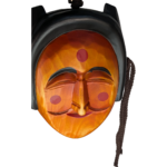 Small Hand-Carved Hahoe Mask (Bune) 10cm - Image 7