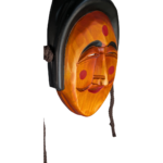 Small Hand-Carved Hahoe Mask (Bune) 10cm - Image 4