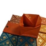 Handmade Moroccan Leather Coin Purse with Note Pocket - Unique Folding Design