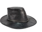 moroccan leather fedora