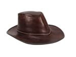 moroccan leather fedora