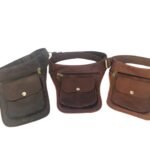 Moroccan Organic Leather Hip Bag Bumbag Fanny Pack Money Belt Purse