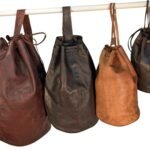 Moroccan Leather Duffle Bag