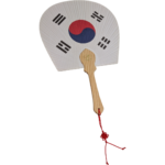 Traditional Korean Danjukseon Fan - Uchiwa Style - Image 2