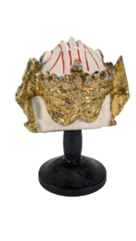 Thai Hanuman Monkey Mask Figurine Khon Dance Statue Bangkok Chatuchak 9cm - Image 3