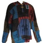 Patchwork Shirt from Nepal - Cotton Hooded