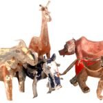 Fair Trade South African Recycled Metal Work Animal Sculpture Animal Elephant