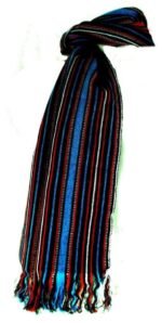 Hand Loomed Woven Indonesian Lombok Gedogan Ikat Scarf 158x30cm - Image 2