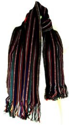 Hand Loomed Woven Indonesian Lombok Gedogan Ikat Scarf 158x30cm - Image 16