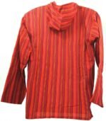 Red Shirt Hoody - Fair Trade Mens Nepal - Image 2