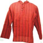 Red Shirt Hoody - Fair Trade Mens Nepal - Image 5