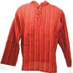 Red Shirt Hoody - Fair Trade Mens Nepal - Image 7