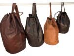 Moroccan Leather Duffle Bag | 3 Colours, 4 sizes - Image 5