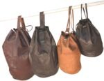Moroccan Leather Duffle Bag | 3 Colours, 4 sizes - Image 3