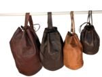 Moroccan Leather Duffle Bag | 3 Colours, 4 sizes - Image 4