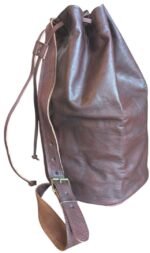Moroccan Leather Duffle Bag | 3 Colours, 4 sizes - Image 7