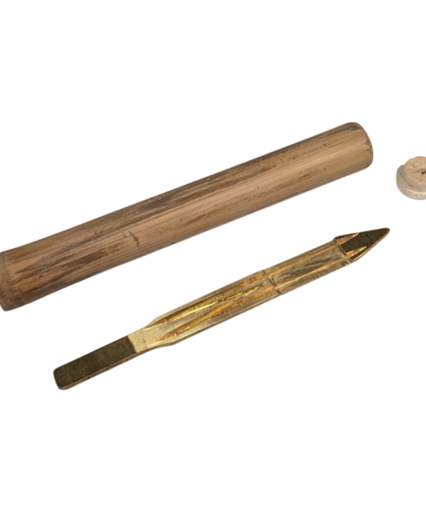 2 Tongue Brass Dan Moi Jaw Harp Mouth | Bamboo Case & Fingerchart