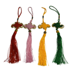 Korean Norigae Tassel - Double-Sided Butterfly Charm - 32cm - Image 5