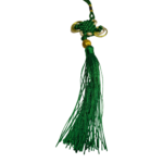 Korean Norigae Tassel - Double-Sided Butterfly Charm - Green 28cm - Image 3