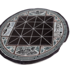 COSMETIC DAMAGED Slate Stone Bagh Chal Moving Tigers Nepal Traditional Boardgame - Image 5