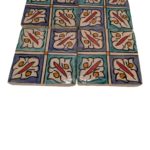 4 x Moroccan Zellige Mosaic Tiles | Pair | DESIGN A | 20X20cm TOTAL