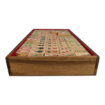 Fair Trade Thai Thailand Wooden Rainwood Mah Jong Set (DAMAGED) - Image 5