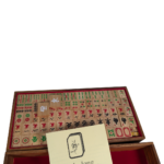 Fair Trade Thai Thailand Wooden Rainwood Mah Jong Set (DAMAGED) - Image 6