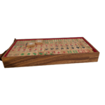 Fair Trade Thai Thailand Wooden Rainwood Mah Jong Set (DAMAGED) - Image 3