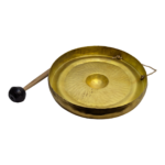 New 10'' / 25cm Traditional Vietnamese Brass Gong & Beater  Handcrafted 25cm Folk Art - Image 7