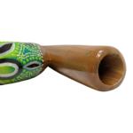 Spiral Travel Didgeridoo Hand Carved Mangowood Fair Trade Painted Unique Designs - Image 10