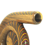 Spiral Travel Didgeridoo Hand Carved Mangowood Fair Trade Painted Unique Designs - Image 13
