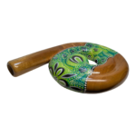 Spiral Travel Didgeridoo Hand Carved Mangowood Fair Trade Painted Unique Designs - Image 5