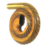 Spiral Travel Didgeridoo Hand Carved Mangowood Fair Trade Painted Unique Designs - Image 12