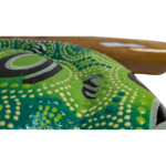 Spiral Travel Didgeridoo Hand Carved Mangowood Fair Trade Painted Unique Designs - Image 9