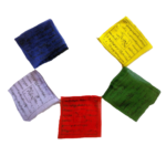 Tibetan Buddhist Cotton Prayer Flags 5 Rolls 50 Flags Genuine Nepal Fair Trade Wind Horse - Image 7