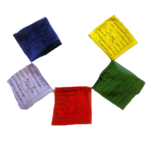 Tibetan Buddhist Cotton Prayer Flags 5 Rolls 50 Flags Genuine Nepal Fair Trade Wind Horse - Image 5